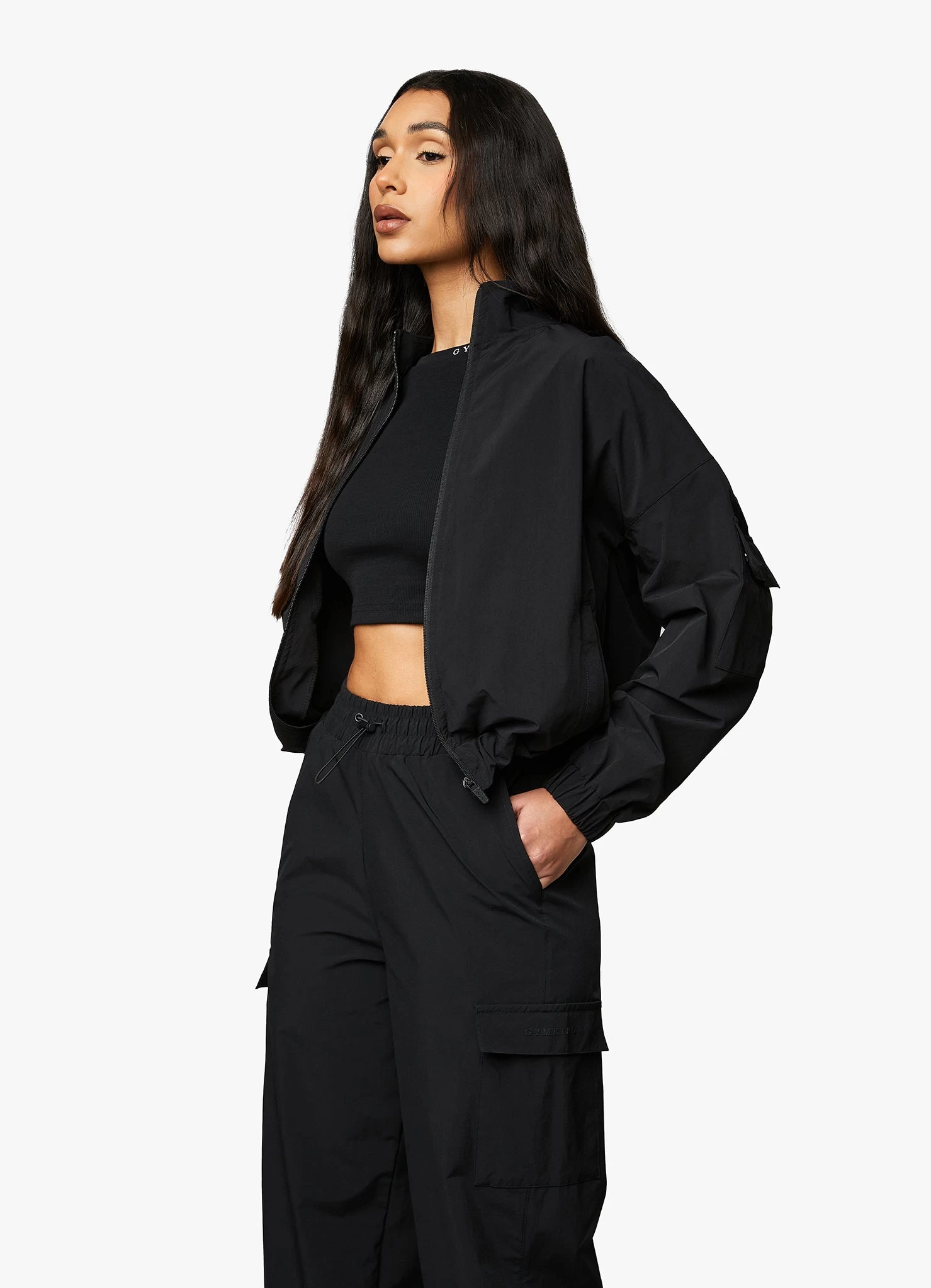 Gym King Utility Woven Tracksuit - Black 14 Gym King Utility Woven Tracksuit - Black - Image 12