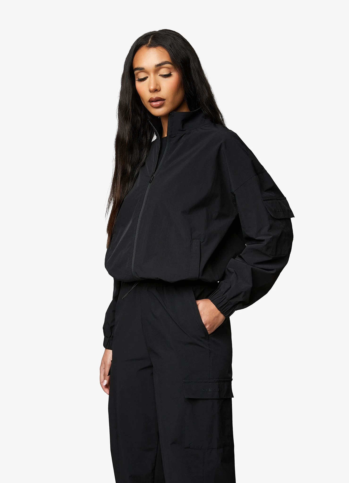 Gym King Utility Woven Tracksuit - Black 11 Gym King Utility Woven Tracksuit - Black - Image 9