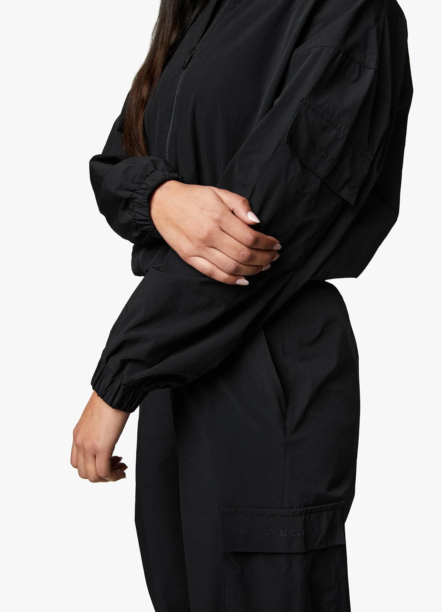 Gym King Utility Woven Tracksuit - Black 19 Gym King Utility Woven Tracksuit - Black - Image 17