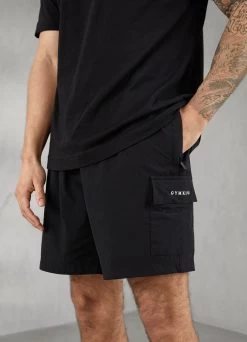 Gym King Utility Woven Cargo Short - Black -Fit Wear Shop UTILITYWOVENTEE SHORT BLACKSST A28YASHR A28YA 50 WEB