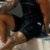 Gym King Brooklyn Mesh Short - Black -Fit Wear Shop bm777