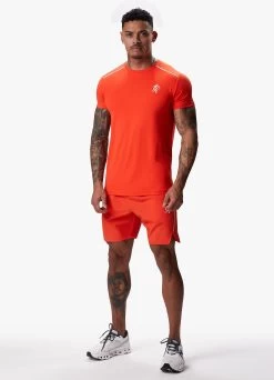 Gym King Flex 6" Short - Chilli Red/White -Fit Wear Shop c1 011c8bc1 5c4e 47ba a29c 85034807bdb3