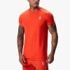 Gym King Flex Tee - Chilli Red/White -Fit Wear Shop c6