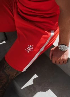 Gym King Core Plus Poly Short - Chilli Red 20 Gym King Core Plus Poly Short - Chilli Red -Fit Wear Shop chilli core