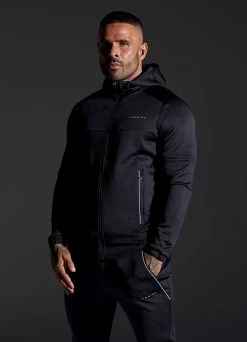 Gym King Eclipse Poly FZ Hood - Black -Fit Wear Shop classicsq3234318copy