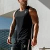 Gym King Core Plus Poly Vest - Black -Fit Wear Shop cp3