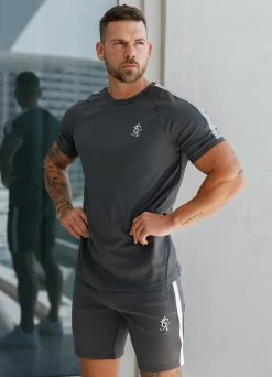 Gym King Core Plus Poly Tee - Graphite -Fit Wear Shop cpg2