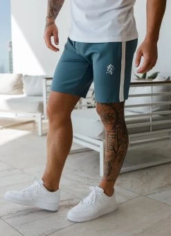 Gym King Core Plus Poly Short - Smoke Blue