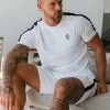 Gym King Core Plus Poly Tee - White -Fit Wear Shop cpwhitee