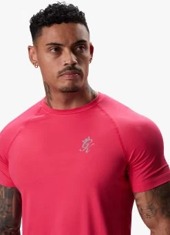 Gym King Energy Tee - Pink 9 Gym King Energy Tee - Pink -Fit Wear Shop e6