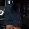 Gym King Flex Short 6" - Black/Red Alert -Fit Wear Shop flexshort12