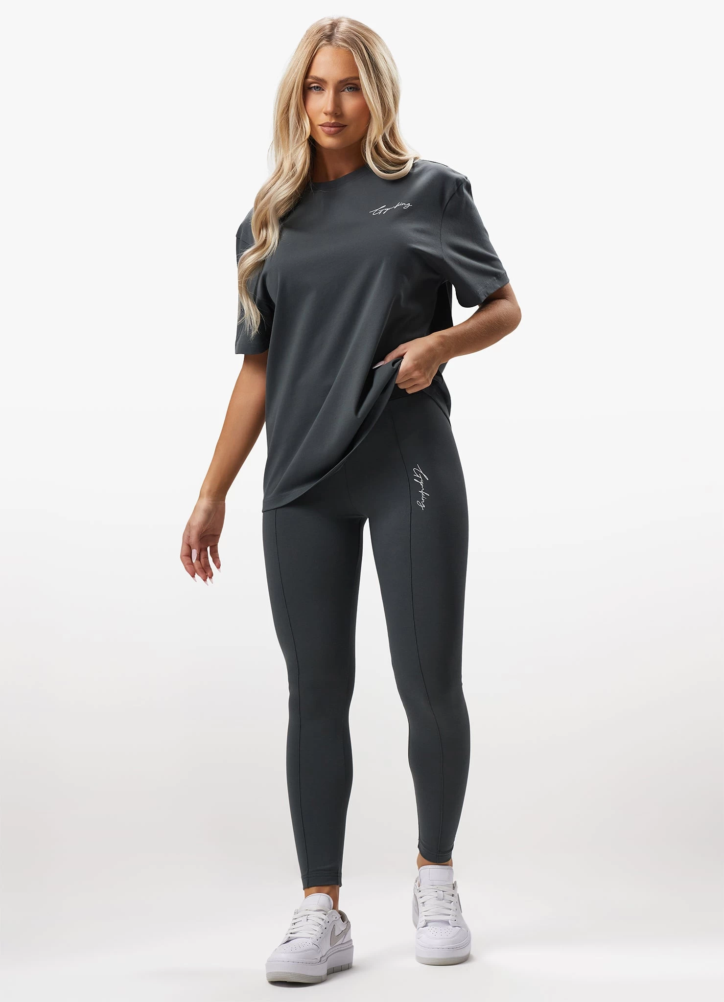 Gym King Reset BF Tee - Green Smoke 8 Gym King Reset BF Tee - Green Smoke - Image 6