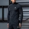 Gym King Energy 1/4 Zip Funnel - Black -Fit Wear Shop funnel 2 98281e7d 7ff7 4f95 abf2 1c756d08fbb0