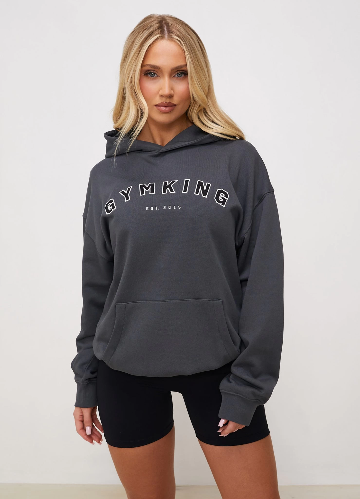 Gym King Shadow Oversized Hood - Shadow Grey 3 Gym King Shadow Oversized Hood - Shadow Grey