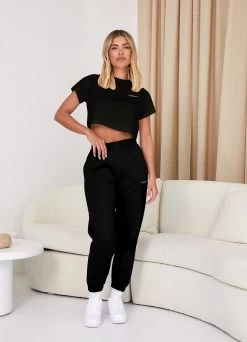 Gym King Established Relaxed Jogger - Black/White 17 Gym King Established Relaxed Jogger - Black/White -Fit Wear Shop jog2