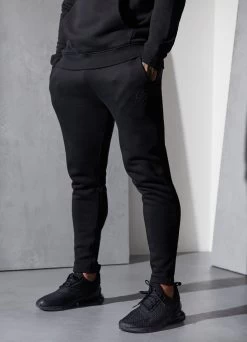 Gym King Pro Fleece Jogger - Black/Black -Fit Wear Shop pro jog