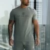 Gym King Pro Logo Tee V2 - Khaki -Fit Wear Shop prov21