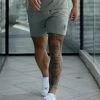 Gym King Pro Logo Short V2 - Khaki 1 Gym King Pro Logo Short V2 - Khaki -Fit Wear Shop prov25