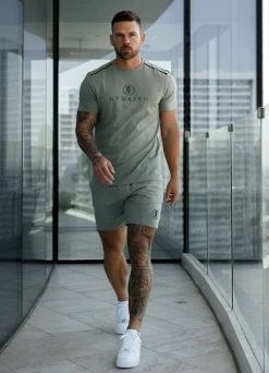 Gym King Pro Logo Short V2 - Khaki -Fit Wear Shop prov27 b83a6265 368a 4d2f 983e 86c8d34abf42