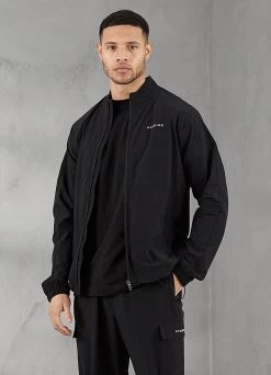 Gym King Utility Woven Bomber - Black -Fit Wear Shop util bomber4