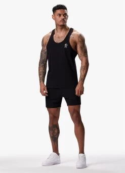Gym King Stringer Jersey Vest - Black -Fit Wear Shop vest1 3848f738 2109 4f70 8704 1206663485dc